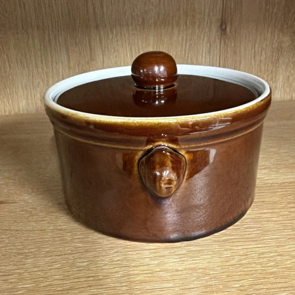 Villeroy & Boch Brown Round Casserole Dish Bakeware‎ Luxembourg Glazed Ceramic